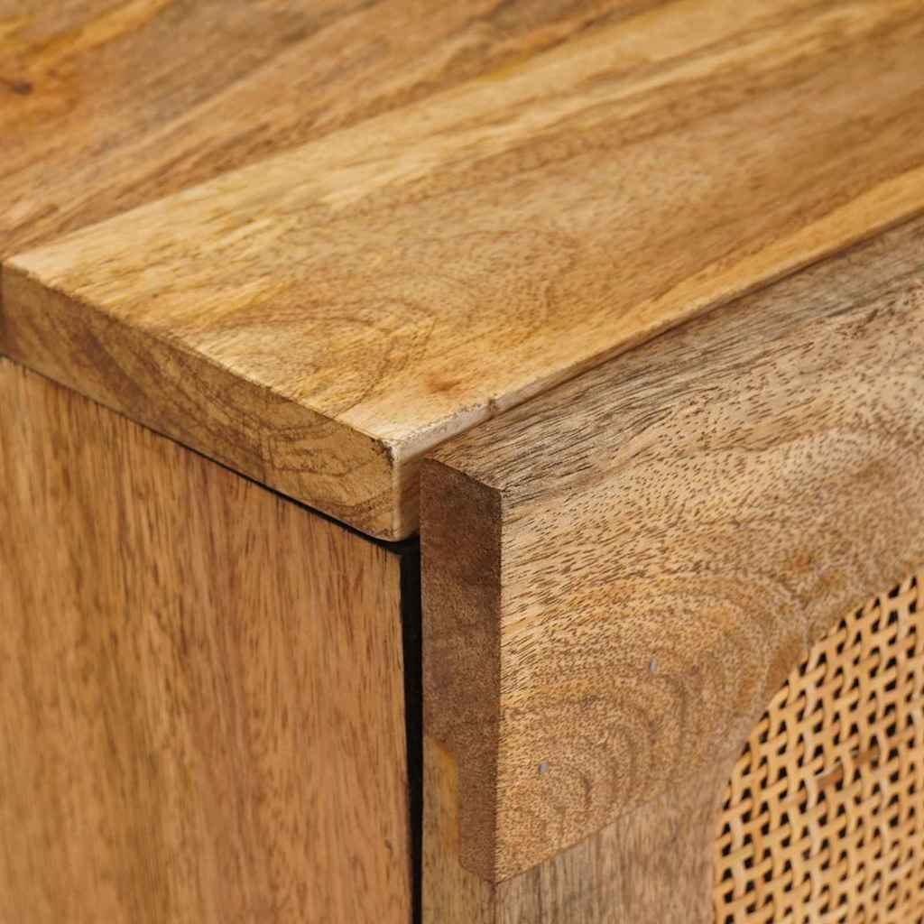 vidaXL Ντουλάπι TV με ράφι Καφέ 105 x 33 x 46 εκ. Στερεό ξύλο μάνγκο