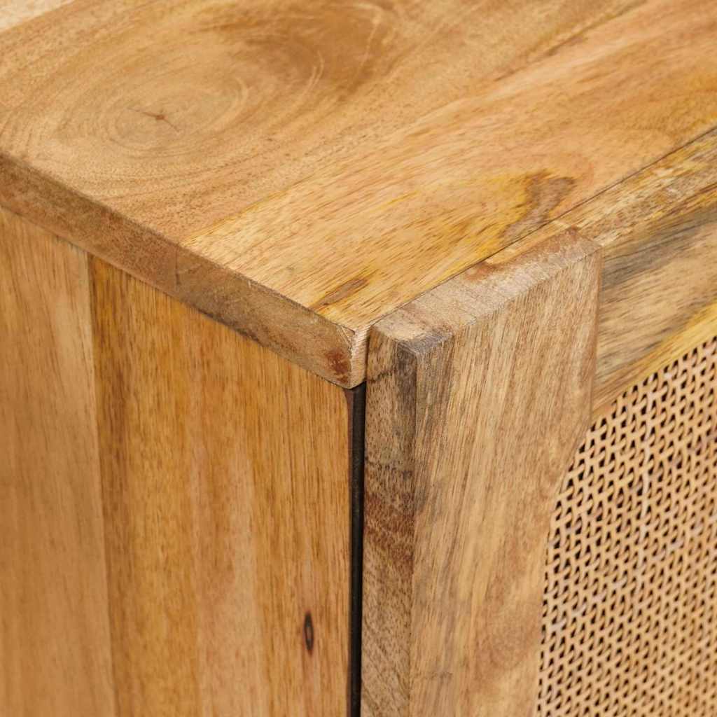 vidaXL Πλαϊνό γραφείο Καφέ 60 x 33 x 75 cm Στερεό ξύλο μάνγκο