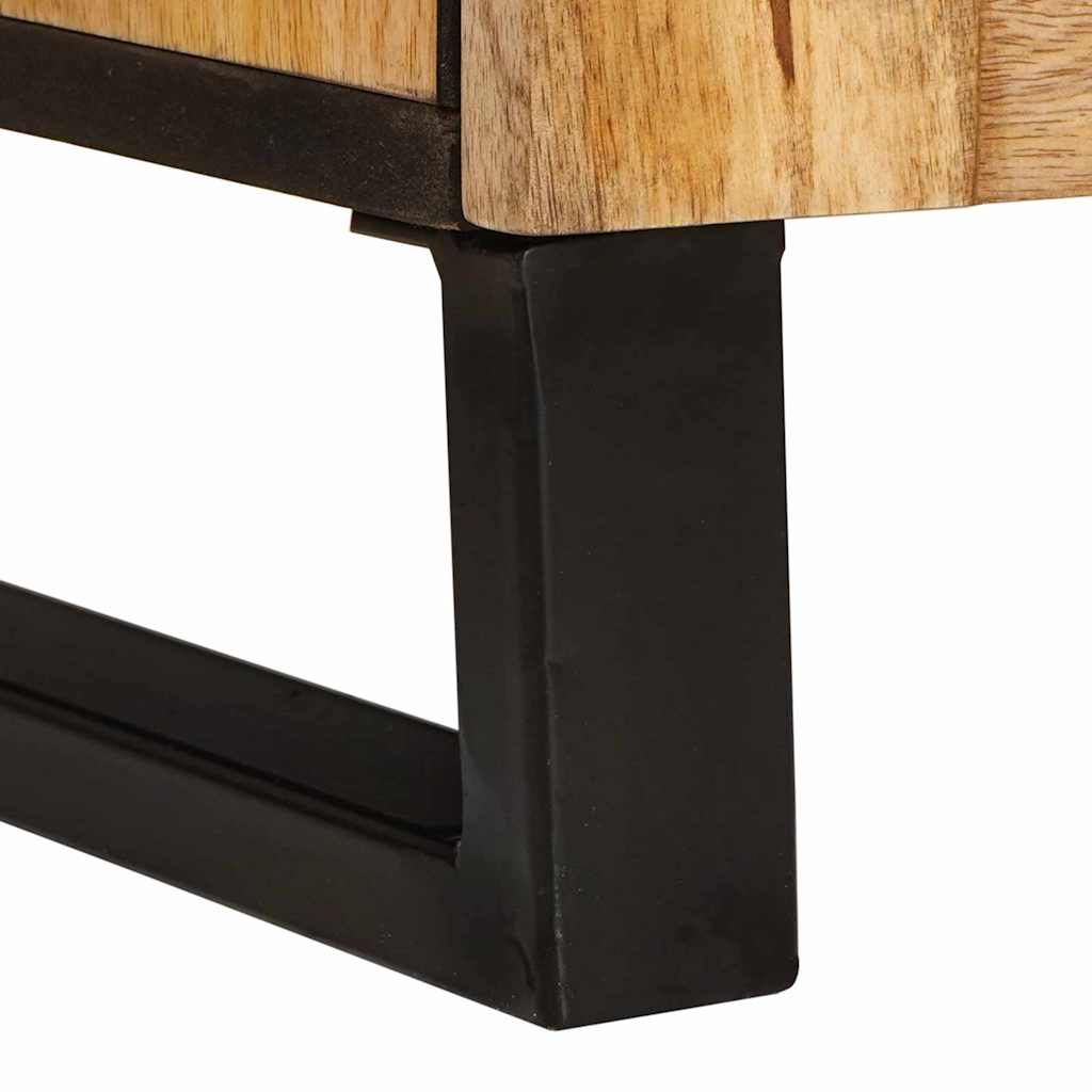 vidaXL Πλαϊνό γραφείο Καφέ 60 x 33 x 75 cm Στερεό ξύλο μάνγκο