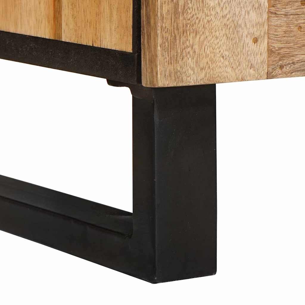 vidaXL Πλαϊνό γραφείο Καφέ 60 x 33 x 75 cm Στερεό ξύλο μάνγκο