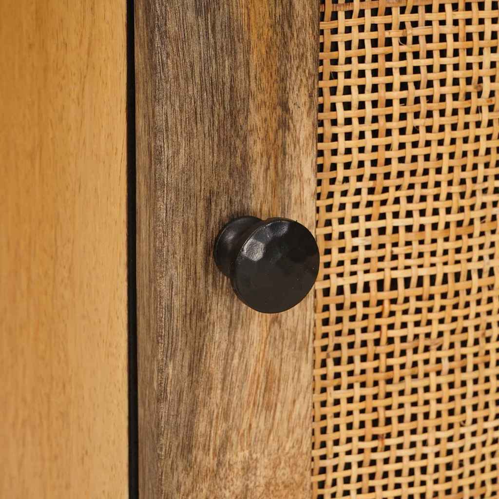 vidaXL Ντουλάπι Μπάνιου Καφέ 38 x 33 x 58 εκ. Στερεό ξύλο μάνγκο