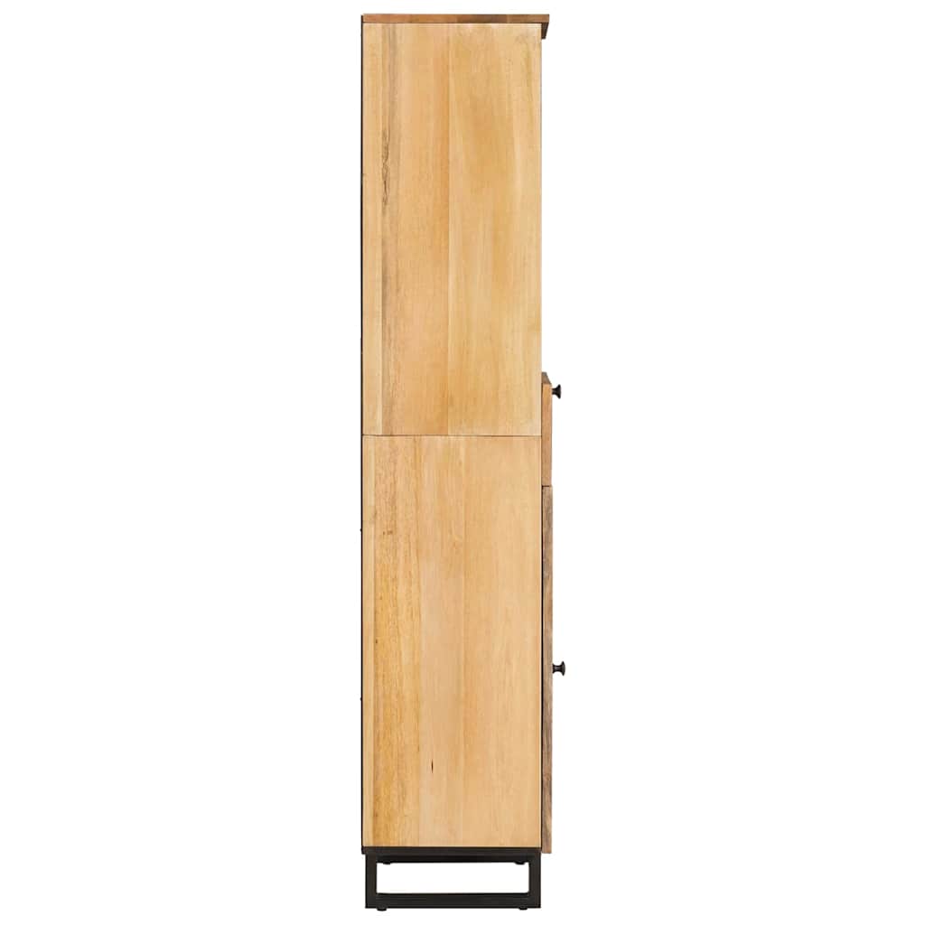 vidaXL Ντουλάπι Μπάνιου Καφέ 38 x 33 x 160 εκ. Στερεό ξύλο μάνγκο