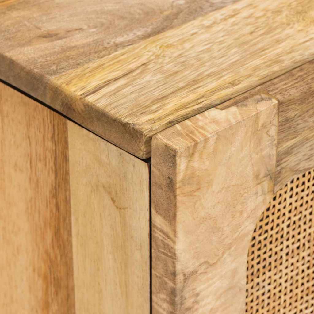 vidaXL Πλαϊνό γραφείο Καφέ 40 x 33 x 75 εκ. Στερεό ξύλο μάνγκο