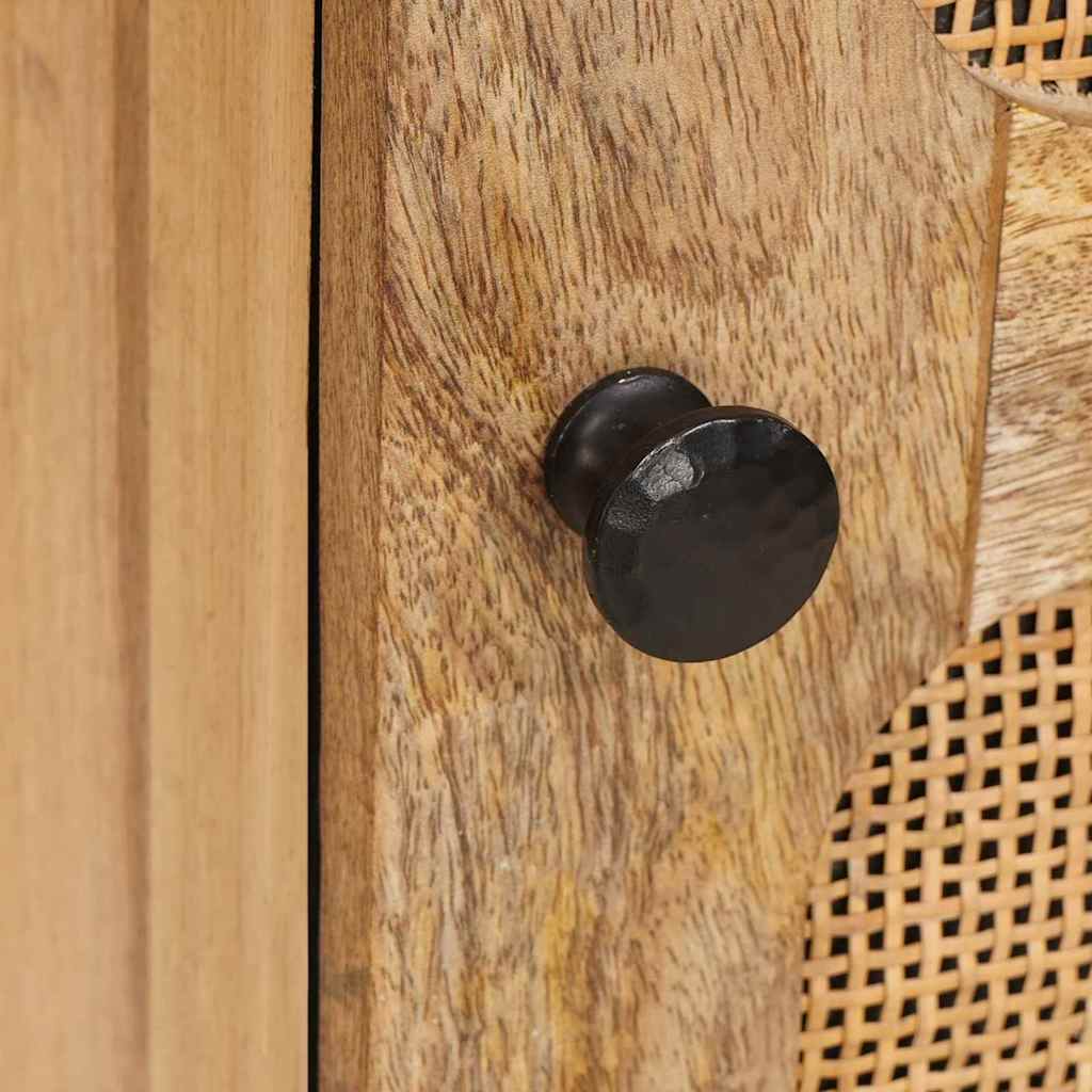 vidaXL Πλαϊνό γραφείο Καφέ 40 x 33 x 75 εκ. Στερεό ξύλο μάνγκο