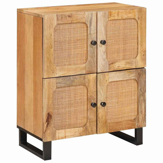 vidaXL Πλαϊνό γραφείο Καφέ 60 x 33 x 75 cm Στερεό ξύλο μάνγκο
