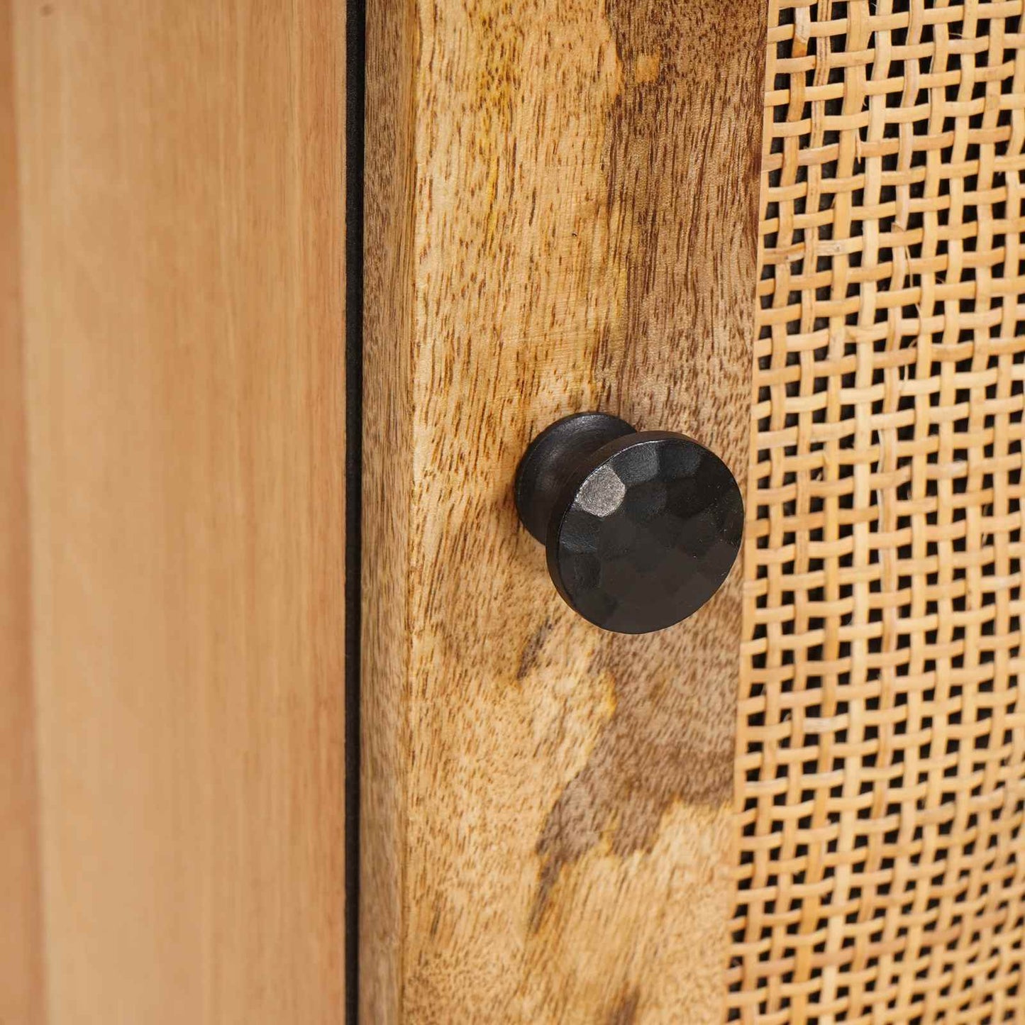 vidaXL Highboard με αποθήκευση Καφέ 90 x 33 x 75 εκ Στερεό ξύλο μάνγκο