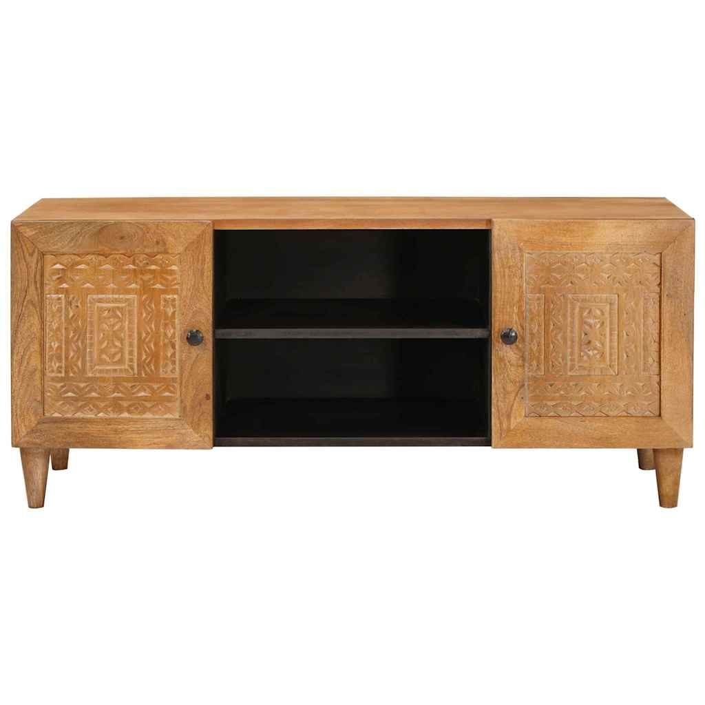 vidaXL Μονάδες TV Ανοιχτό καφέ 105 x 33 x 46 εκ. Στερεό ξύλο μάνγκο