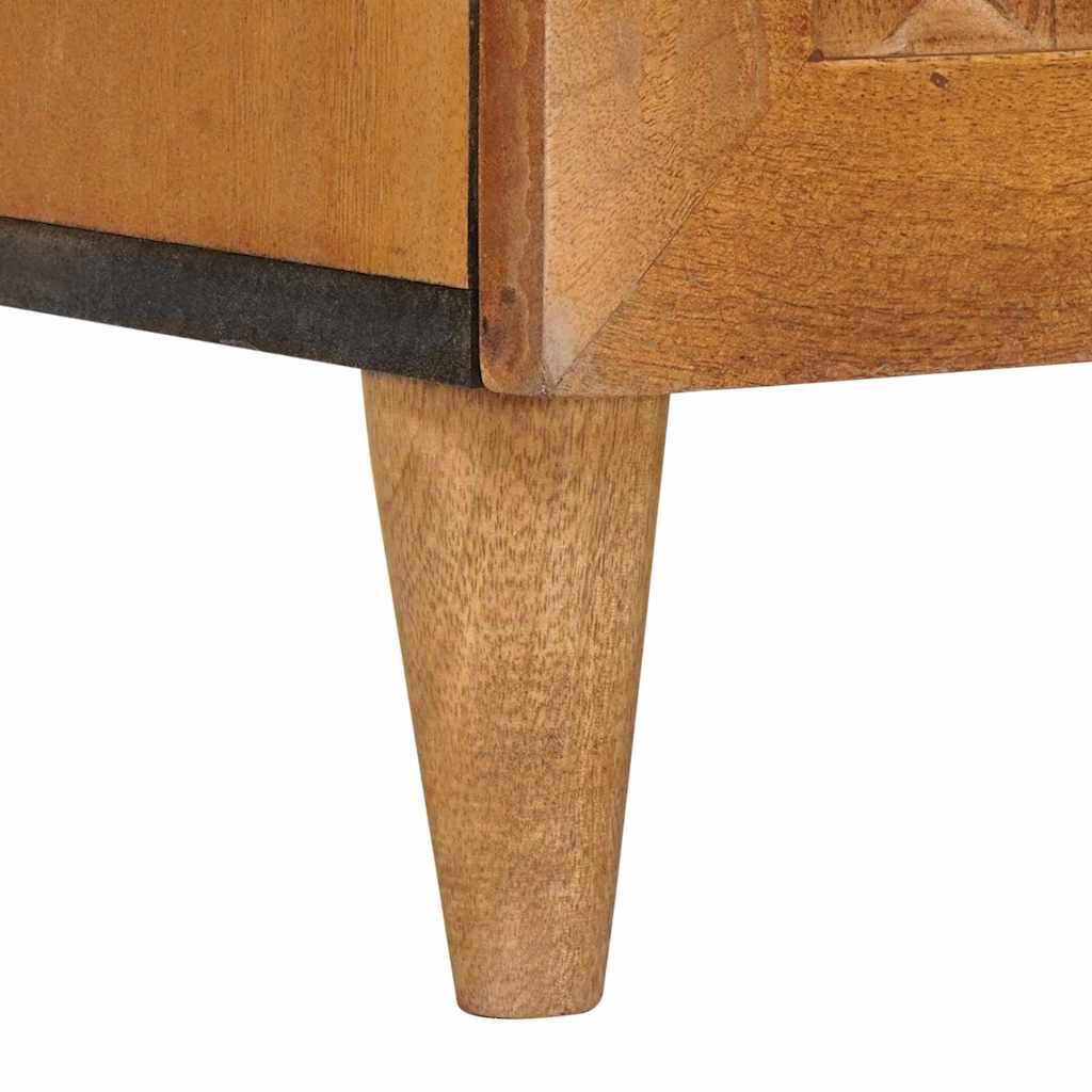 vidaXL Ντουλάπι Μπάνιου Επιτοίχιο Ανοιχτό καφέ 62 x 33 x 58 εκ.