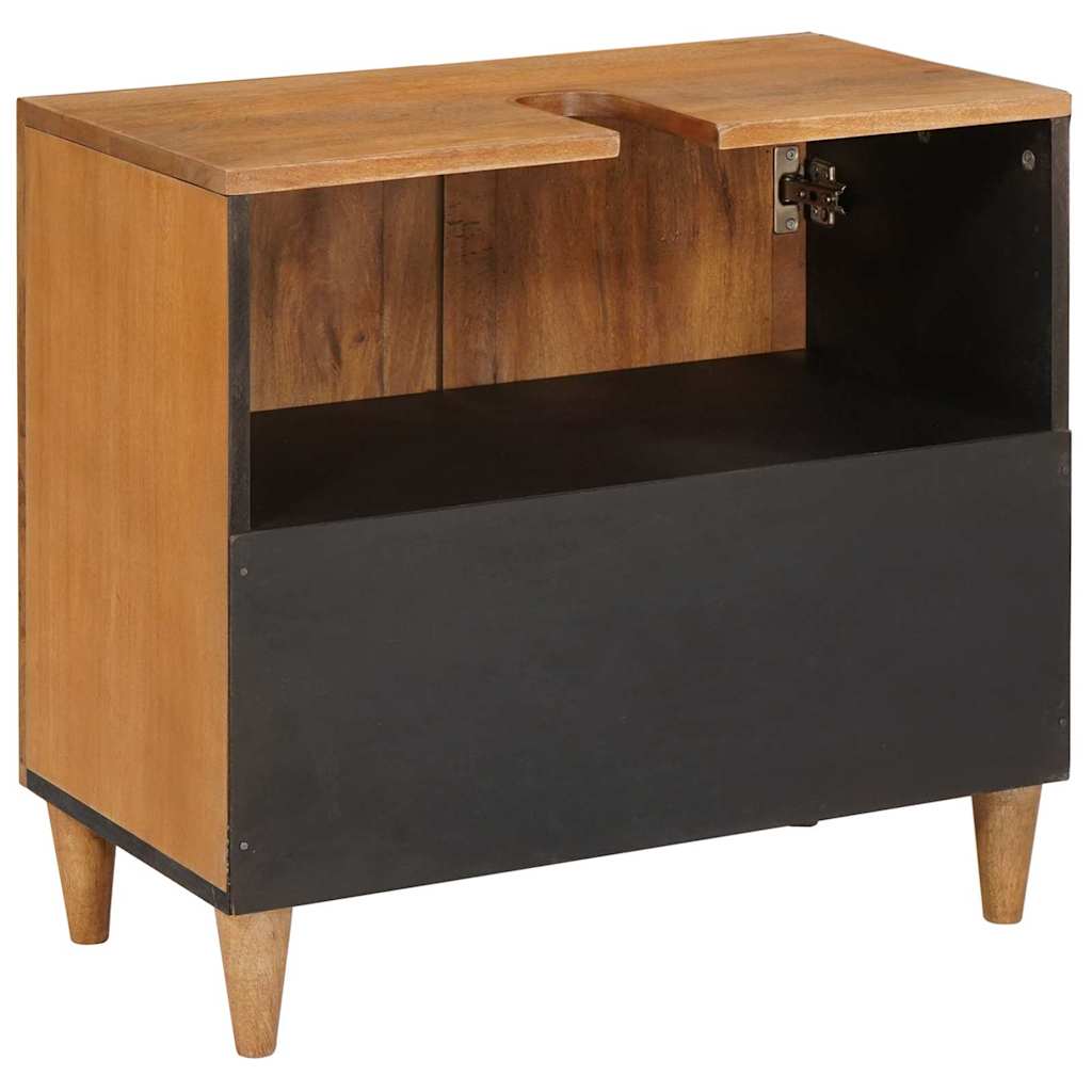 vidaXL Ντουλάπι Μπάνιου Επιτοίχιο Ανοιχτό καφέ 62 x 33 x 58 εκ.