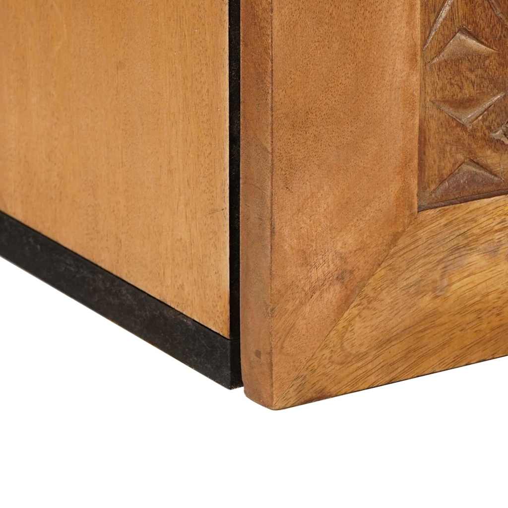 vidaXL Ντουλάπι Μπάνιου Επιτοίχιο Ανοιχτό καφέ 38 x 33.5 x 160 εκ