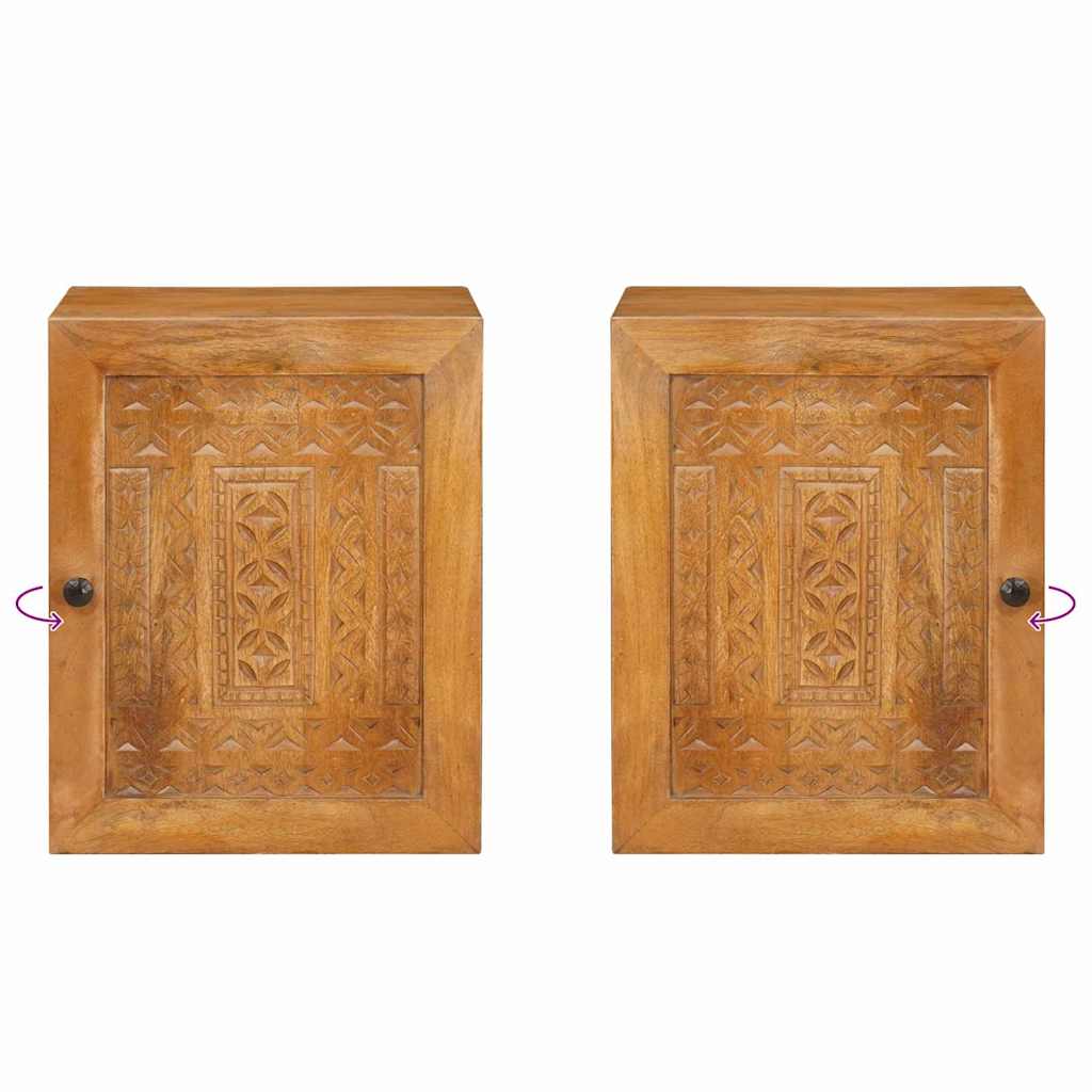 vidaXL Ντουλάπι Μπάνιου Επιτοίχιο Ανοιχτό καφέ 38 x 33.5 x 160 εκ