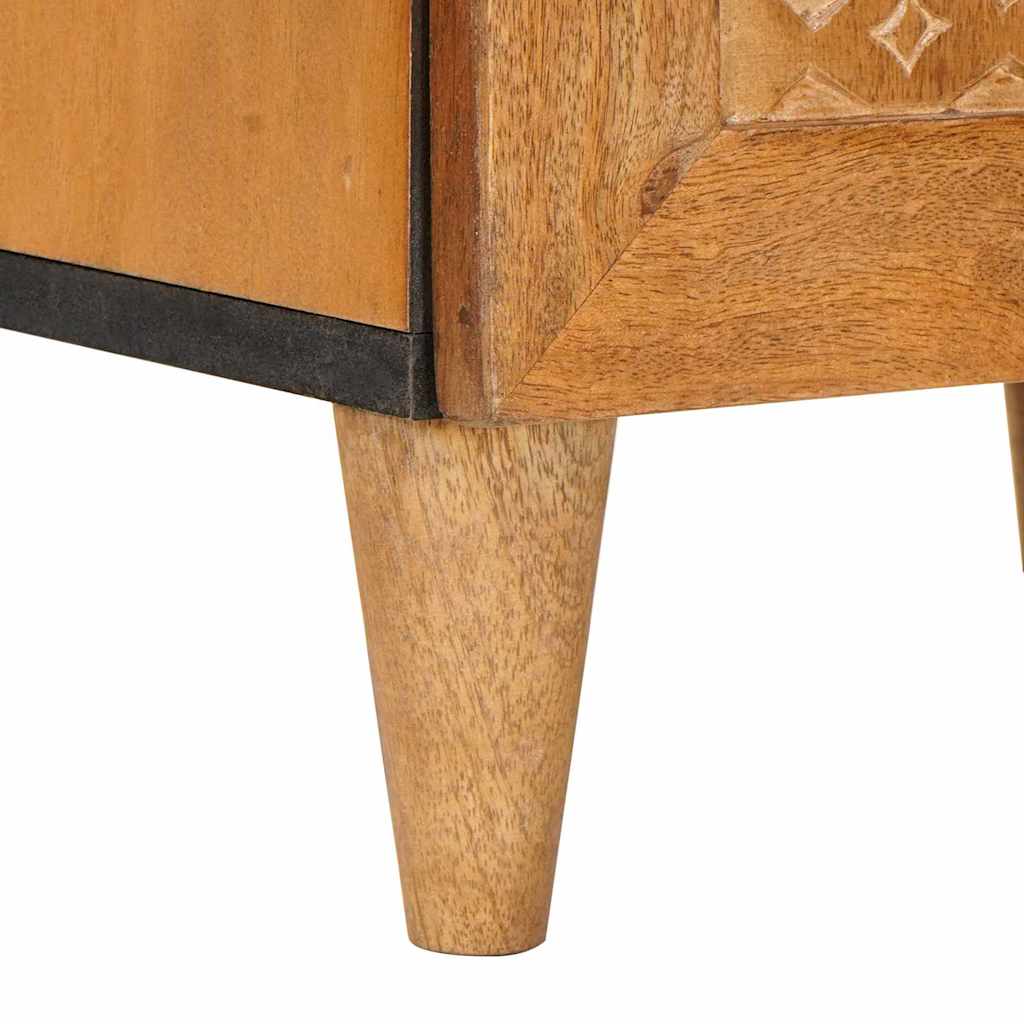 vidaXL Πλαϊνό γραφείο Ανοιχτό καφέ 33.5 x 40 x 75 εκ