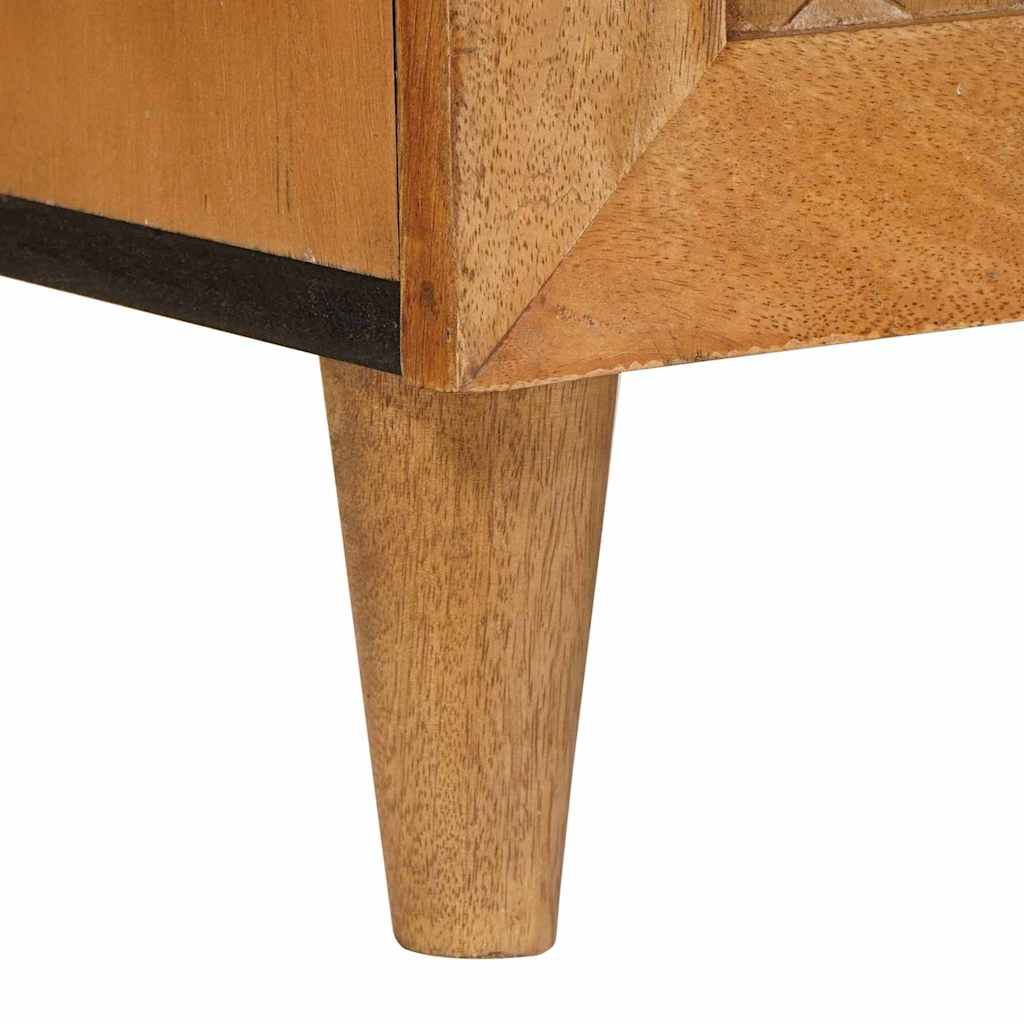 vidaXL Πλαϊνό γραφείο Ανοιχτό καφέ 33.5 x 60 x 75 εκ