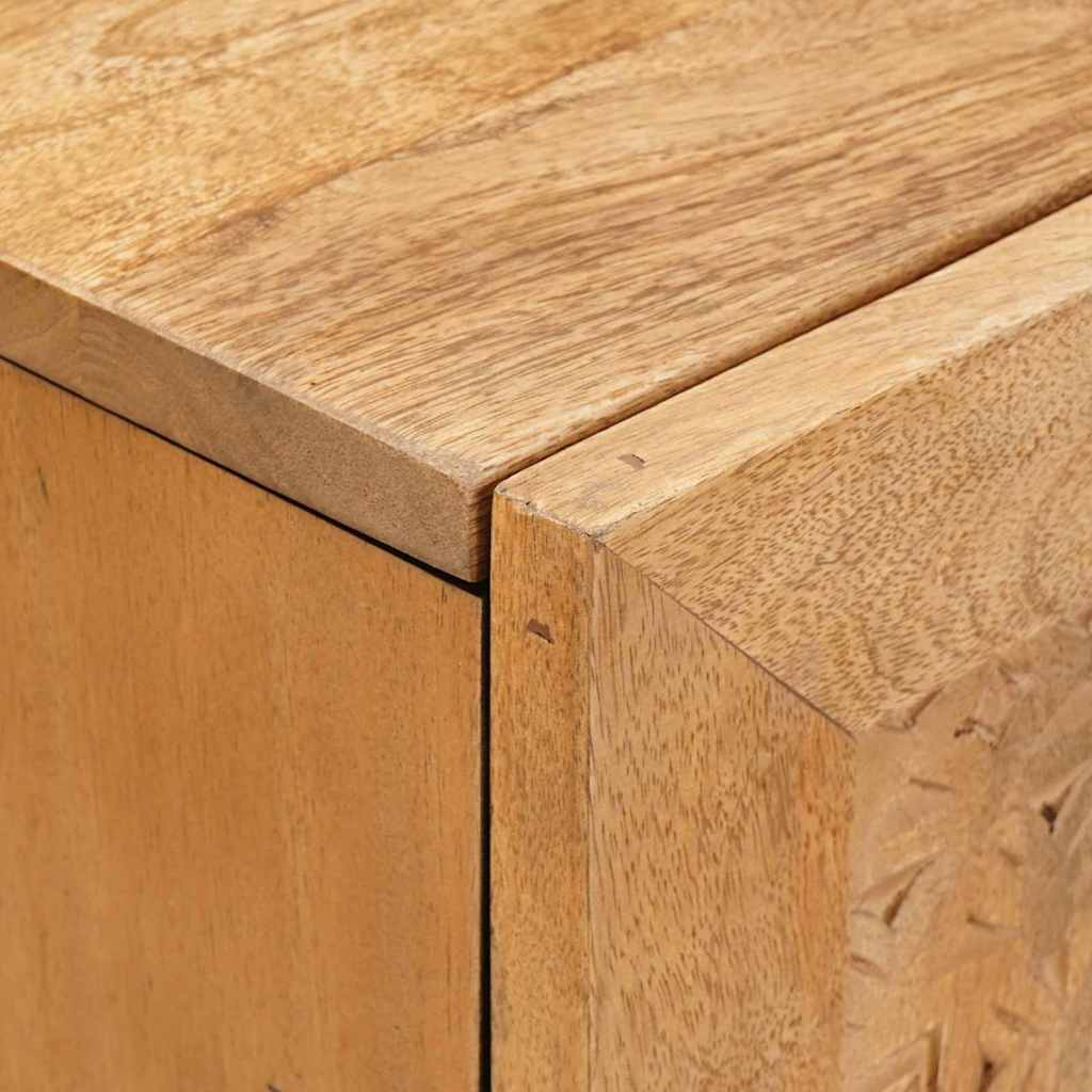 vidaXL Πλαϊνό γραφείο Ανοιχτό καφέ 33.5 x 60 x 75 εκ