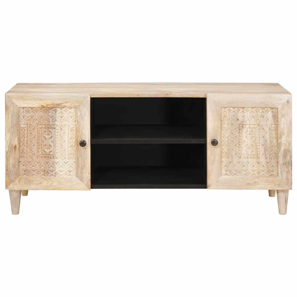 vidaXL Μονάδες TV με ράφι Λευκό 105 x 33 x 46 εκ. Επεξεργασμένο ξύλο
