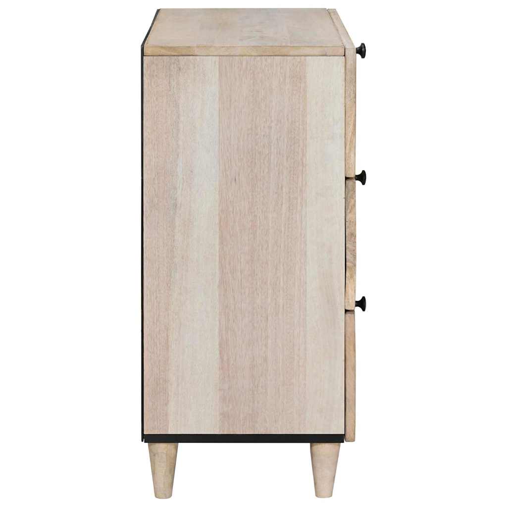 vidaXL Κομοδίνο Λευκό 50 x 33 x 62 εκ. Επεξεργασμένο Ξύλο