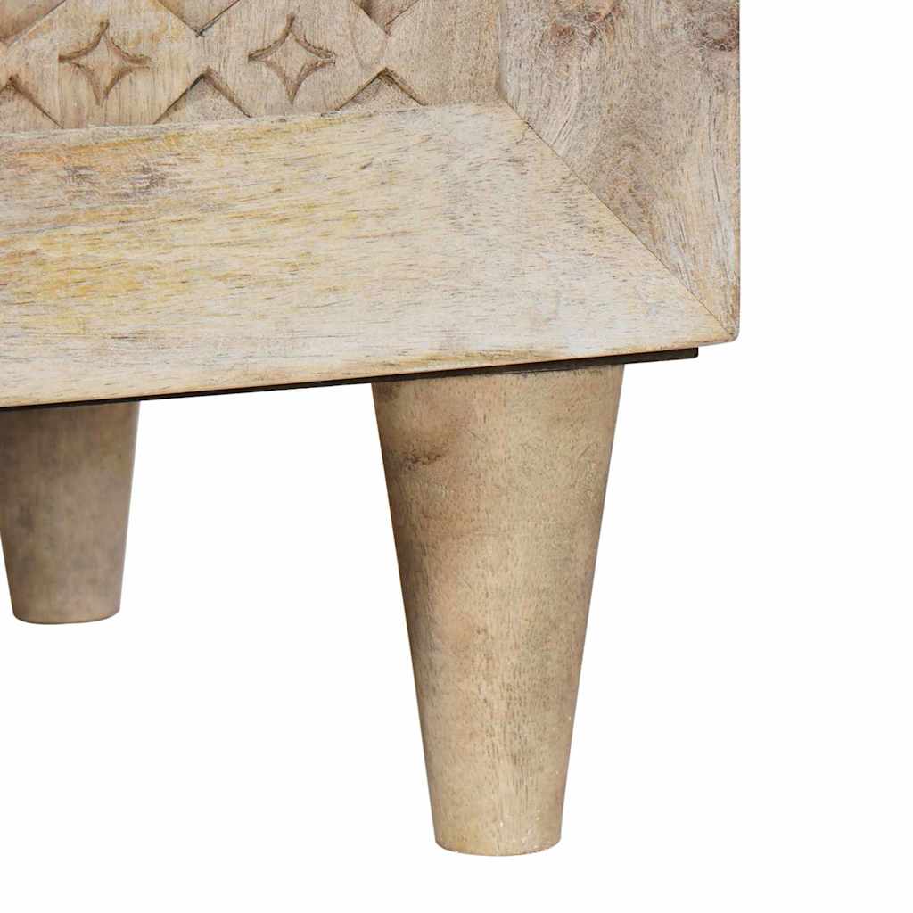 vidaXL Πλαϊνό γραφείο Λευκό 33.5 x 80 x 75 εκ