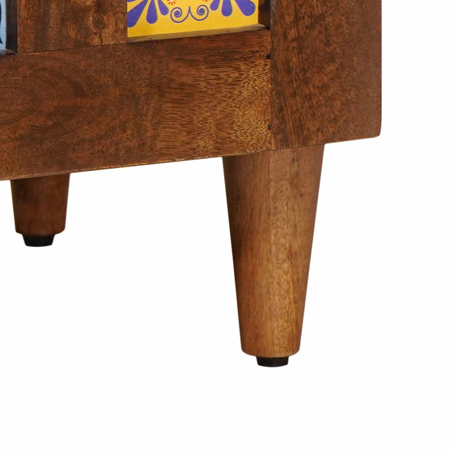 vidaXL Πλαϊνό γραφείο Καρυδιά 60 x 33 x 75 cm Στερεό ξύλο μάνγκο