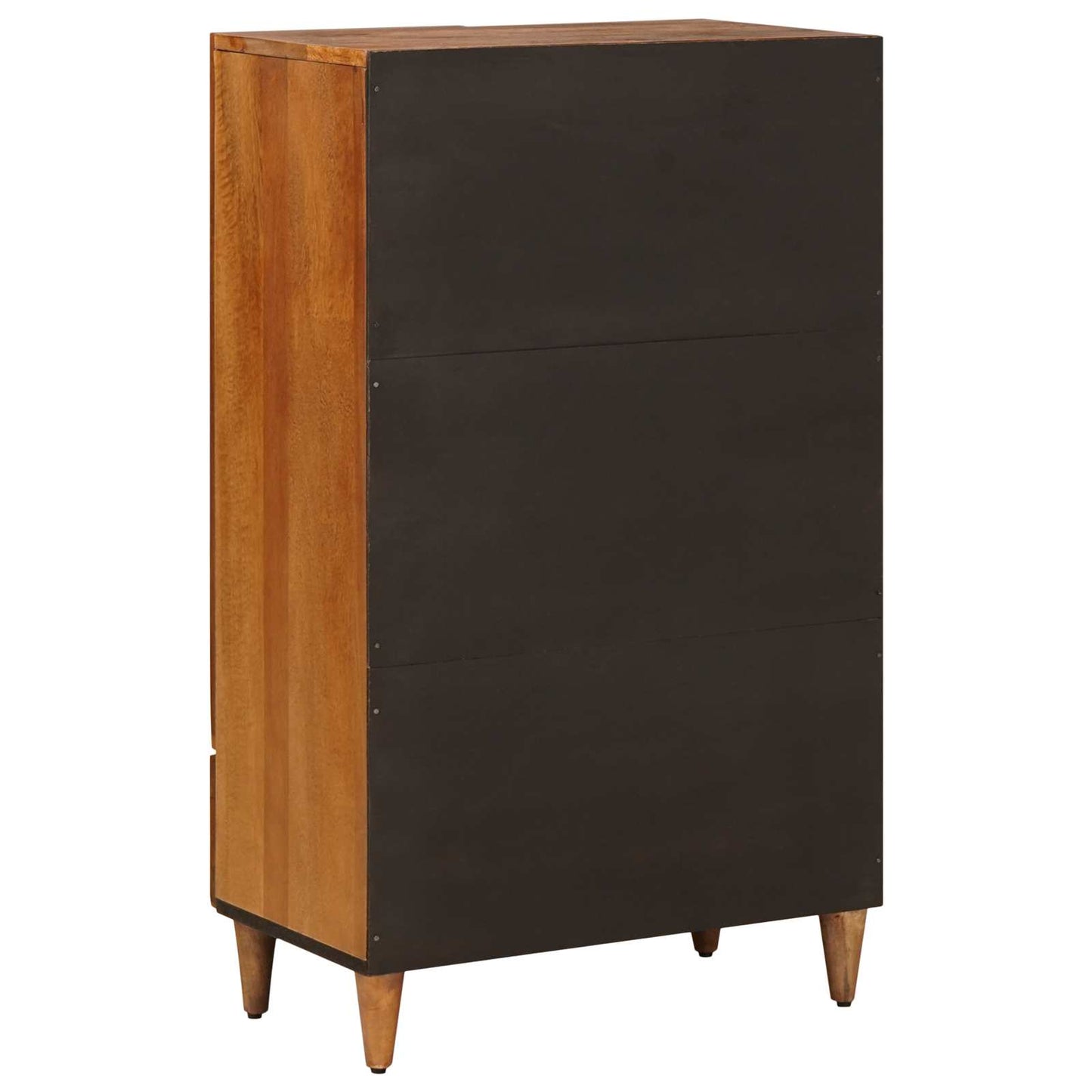 vidaXL Highboard Καρυδιά 60 x 33,5 x 100 εκ. Στερεό ξύλο μάνγκο