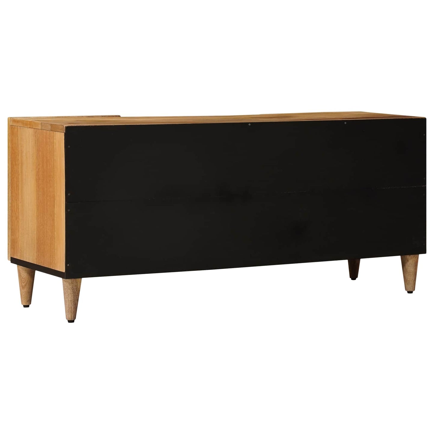 vidaXL Ντουλάπι TV με ράφι Φυσικό 105 x 33 x 46 εκ. Στερεό ξύλο μάνγκο