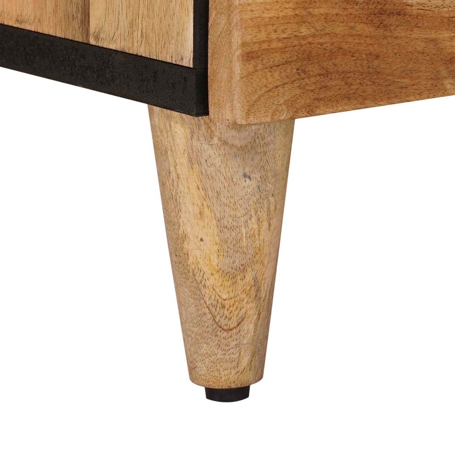 vidaXL Πλαϊνό γραφείο Φυσικό 60 x 33 x 75 cm Στερεό ξύλο μάνγκο