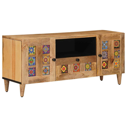 vidaXL Ντουλάπι TV Φυσικό 105 x 33,5 x 46 εκ. Στερεό ξύλο μάνγκο