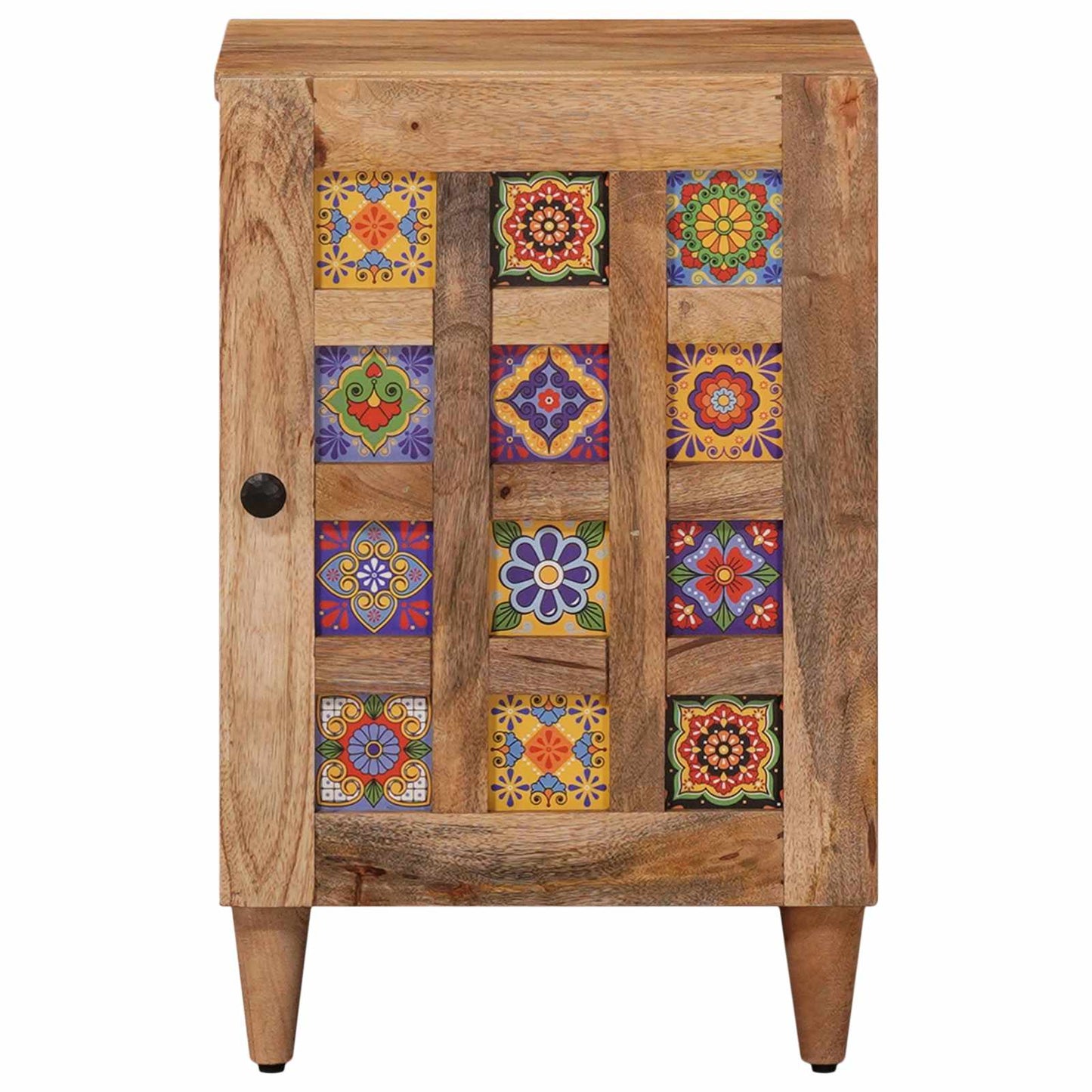 vidaXL Ντουλάπι Μπάνιου Φυσικό 38 x 33 x 58 εκ. Στερεό ξύλο μάνγκο