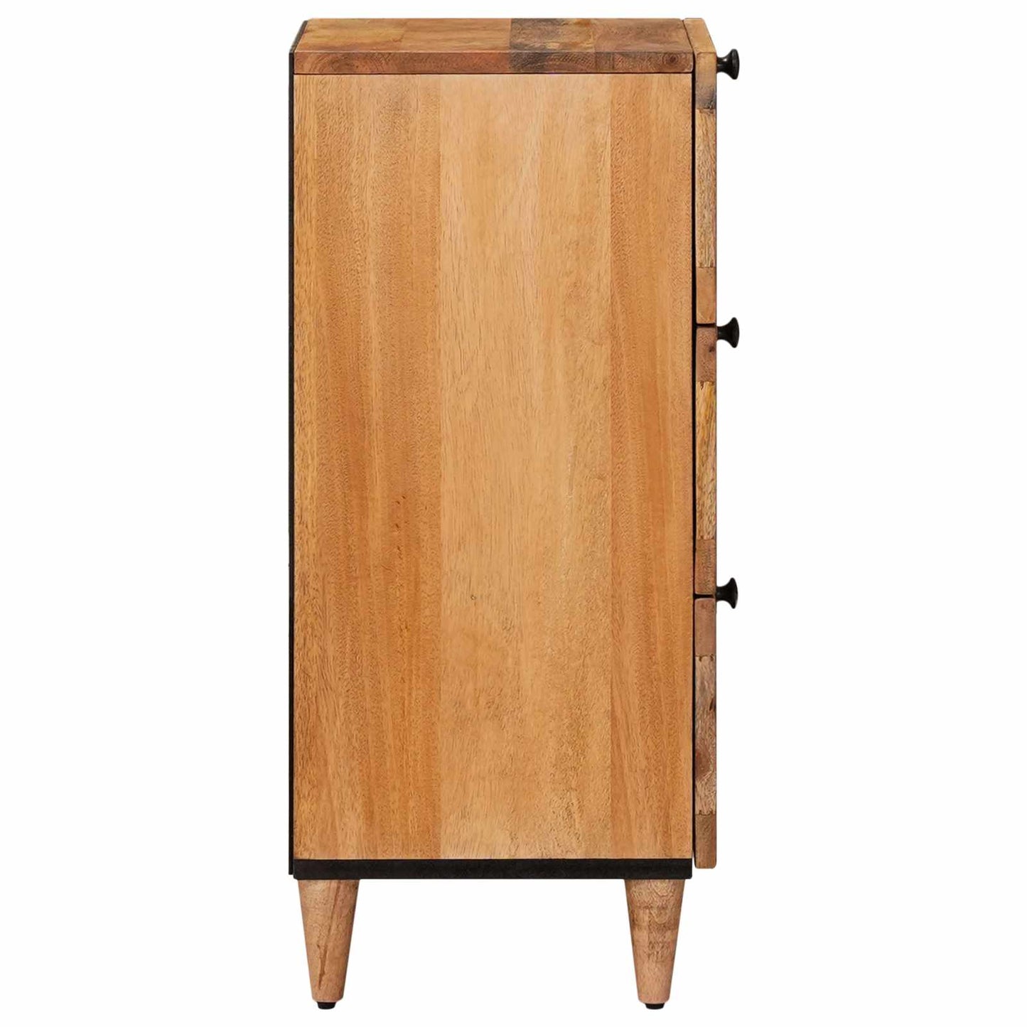 vidaXL Πλαϊνό γραφείο Φυσικό 40 x 33 x 75 εκ. Στερεό ξύλο μάνγκο