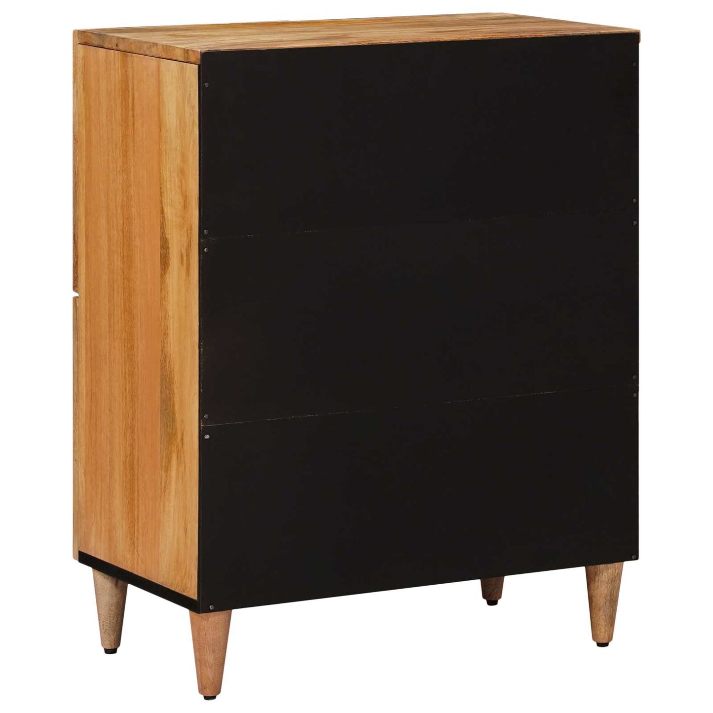 vidaXL Πλαϊνό γραφείο Φυσικό 60 x 33 x 75 cm Στερεό ξύλο μάνγκο