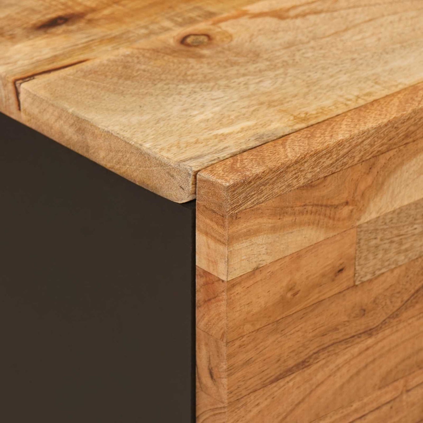 vidaXL Κομοδίνο Καφέ 40 x 33 x 46 εκ. Στερεό ξύλο μάνγκο