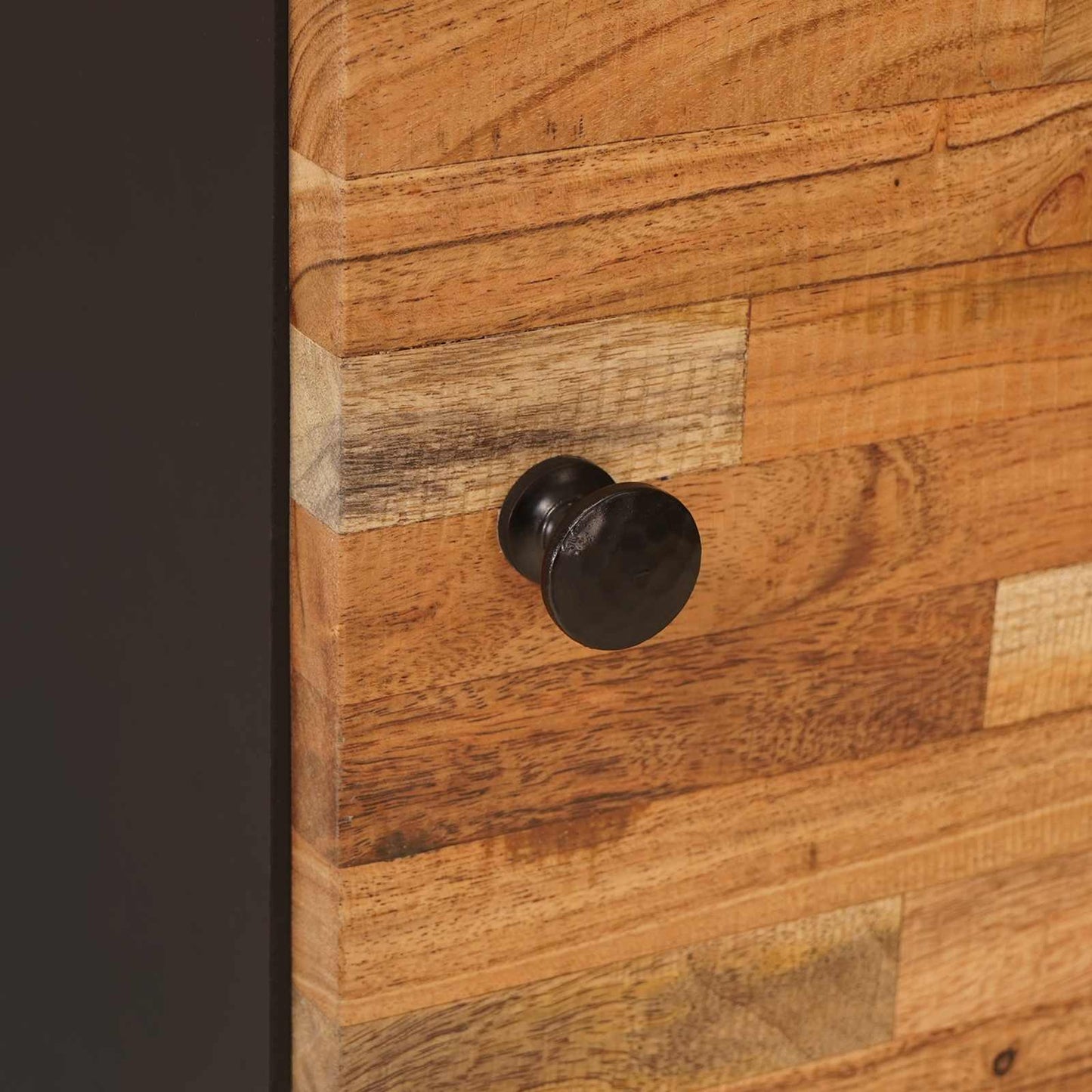 vidaXL Κομοδίνο 2 pcs Καφέ 40 x 33 x 46 εκ. Στερεό ξύλο μάνγκο