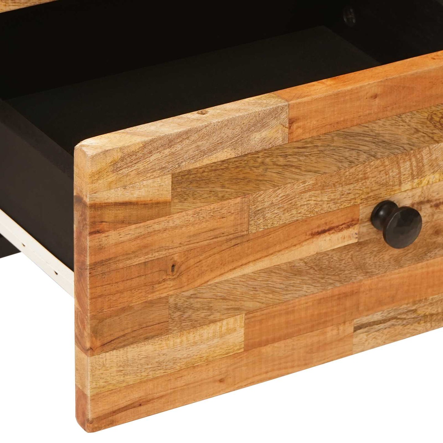 vidaXL Κομοδίνο με συρτάρι Καφέ 40 x 33 x 46 εκ. Στερεό ξύλο μάνγκο