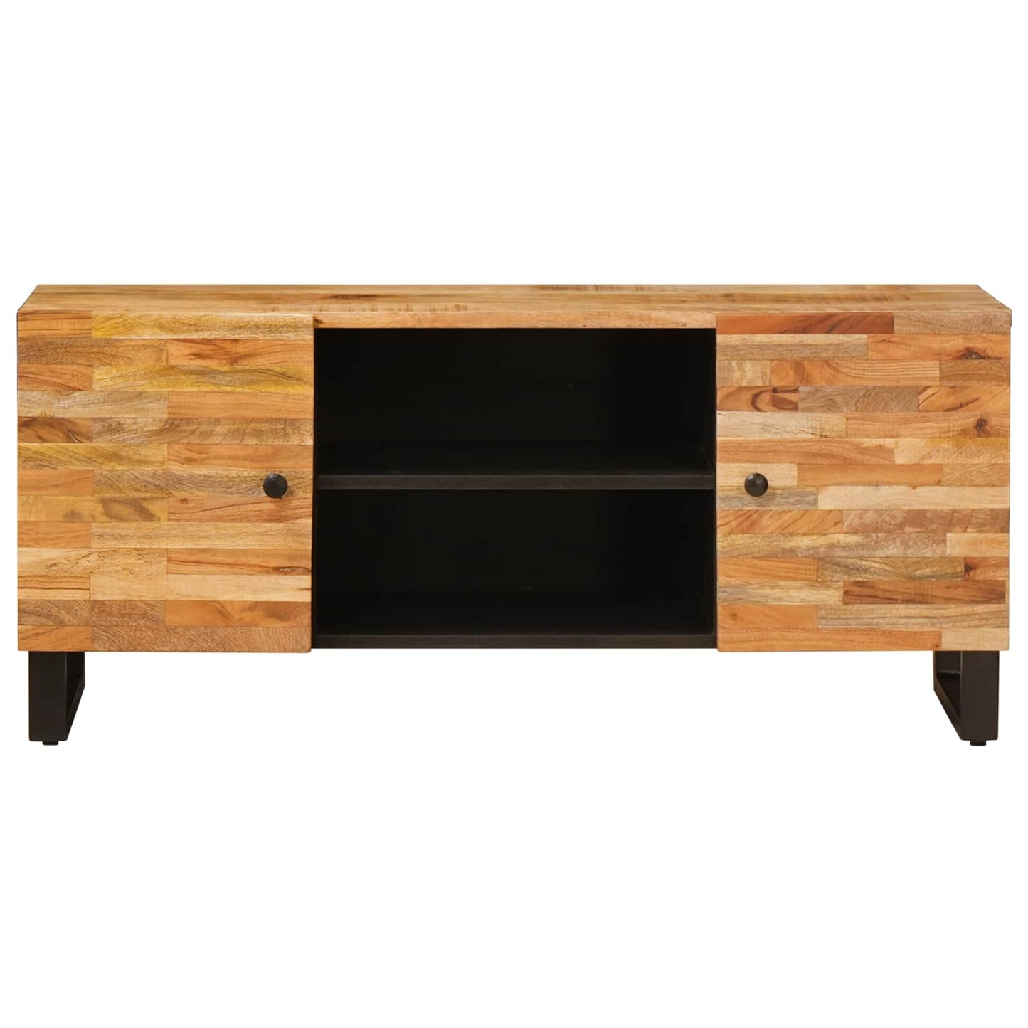 vidaXL Ντουλάπι TV Καφέ 105 x 33 x 46 εκ. Στερεό ξύλο μάνγκο