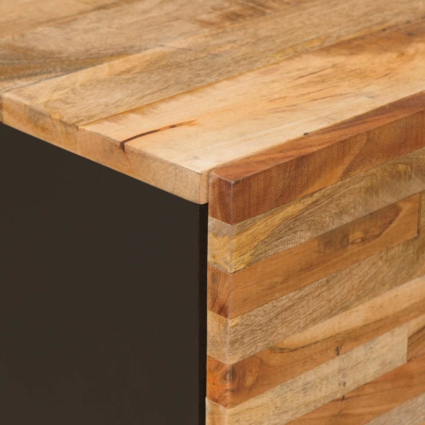 vidaXL Μπουφές Αποθήκευσης Καφέ 60 x 33 x 75 cm Στερεό ξύλο μάνγκο