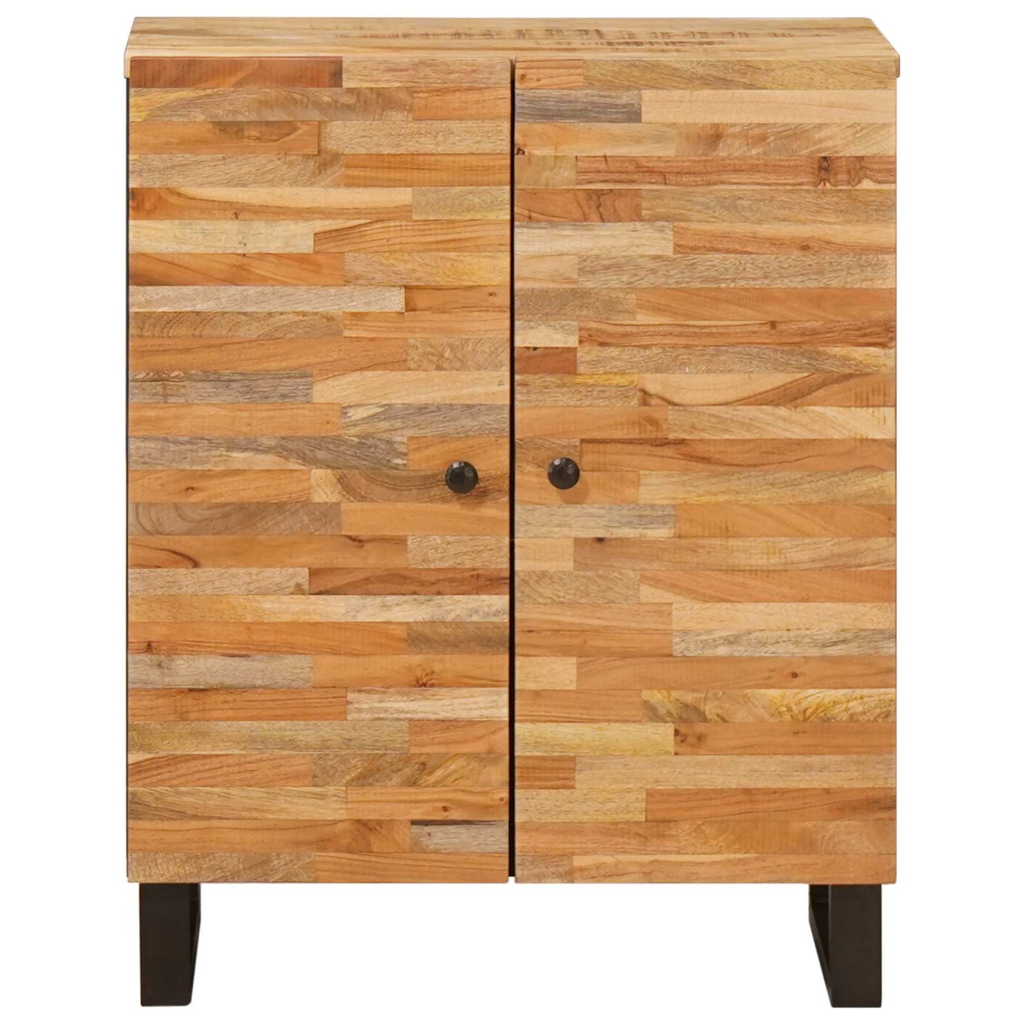 vidaXL Μπουφές Αποθήκευσης Καφέ 60 x 33 x 75 cm Στερεό ξύλο μάνγκο