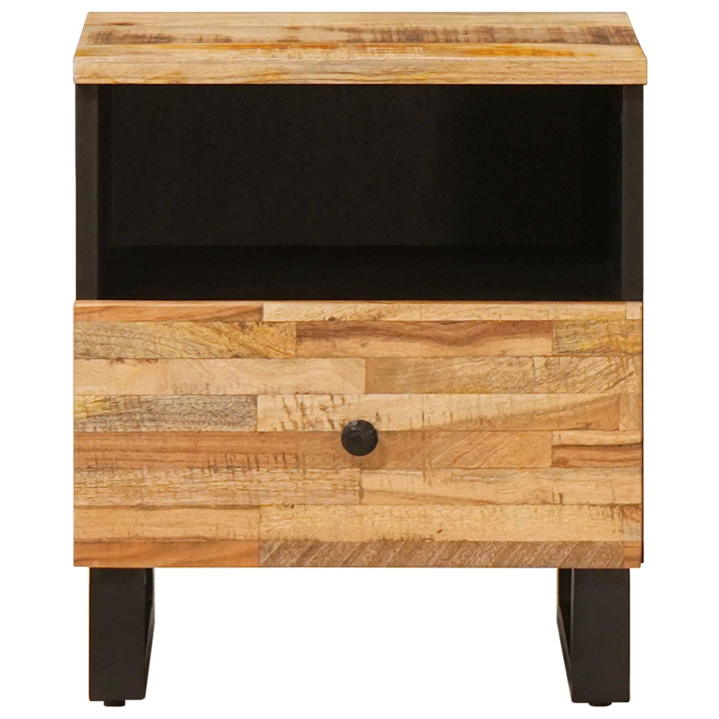 vidaXL Κρεβατοκάμαρα Καφέ 40 x 33 x 46 εκ. Στερεό ξύλο μάνγκο