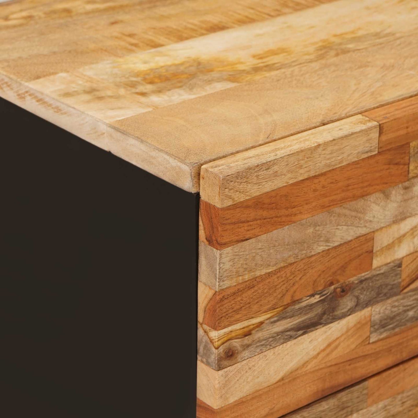 vidaXL Κρεβατοκάμαρα Καφέ 50 x 33 x 62 εκ. Στερεό ξύλο μάνγκο