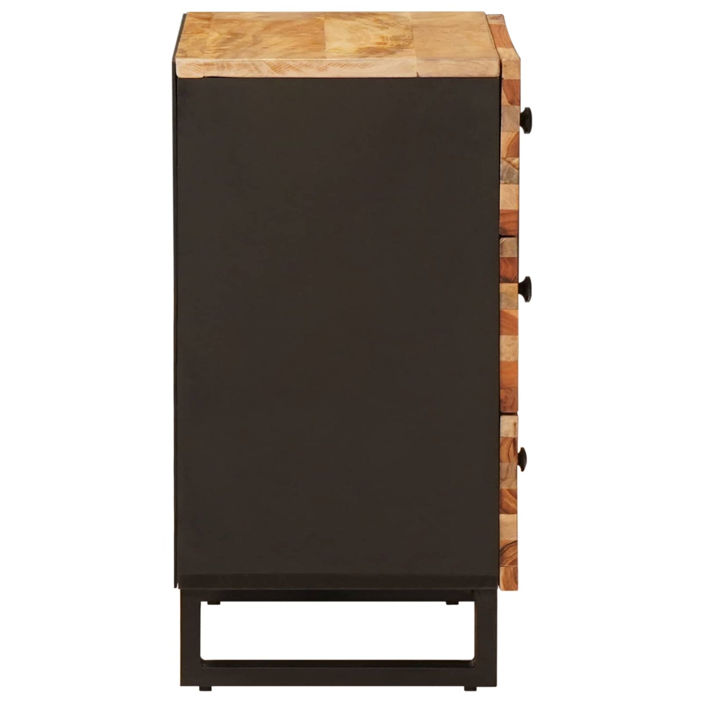 vidaXL Κρεβατοκάμαρα Καφέ 50 x 33 x 62 εκ. Στερεό ξύλο μάνγκο