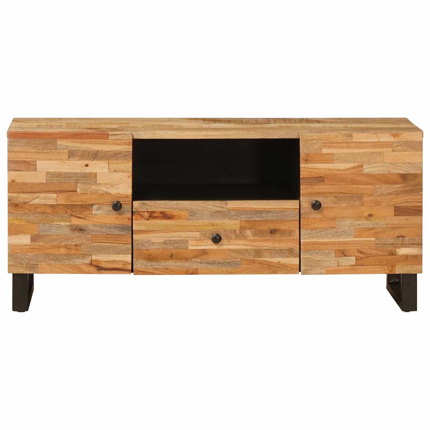 vidaXL Ντουλάπι TV με ράφι Καφέ 105 x 33 x 46 εκ. Στερεό ξύλο μάνγκο