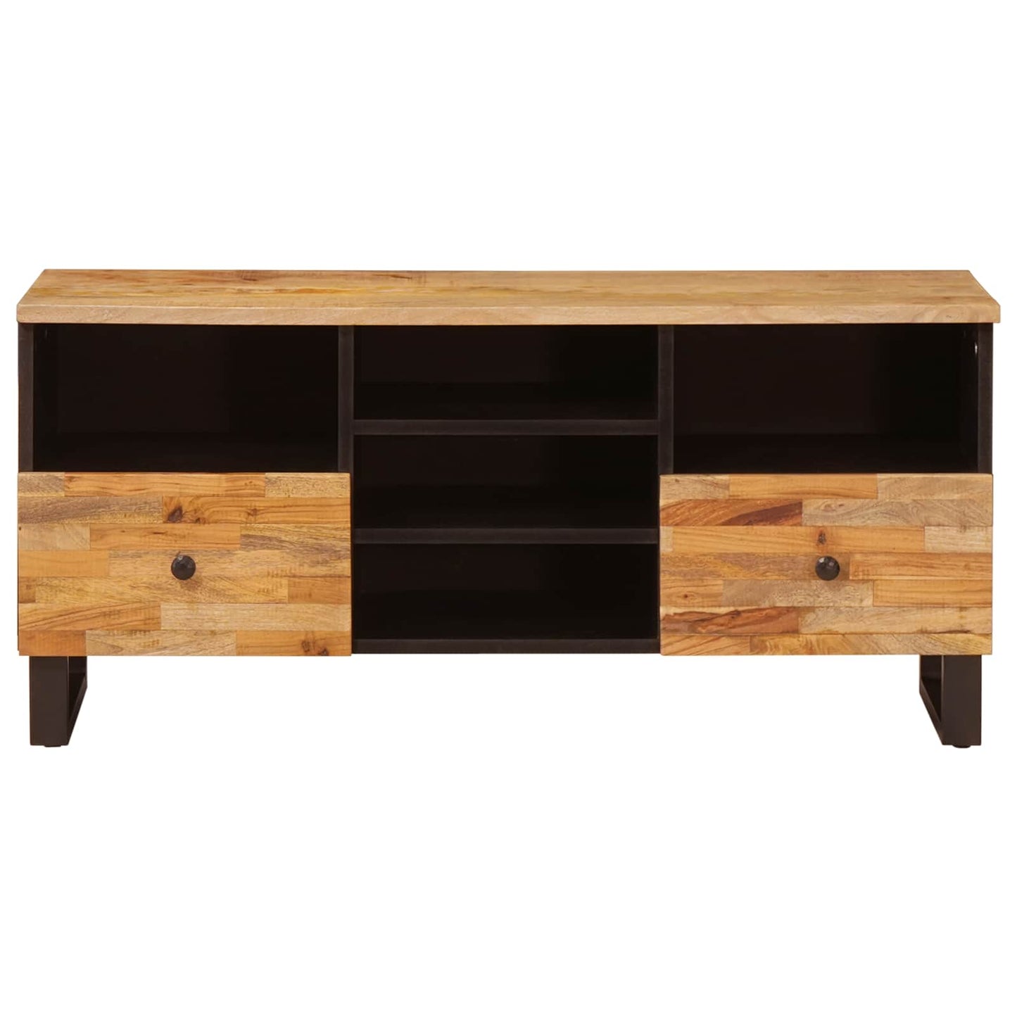 vidaXL Ντουλάπι TV Corona Καφέ 100 x 33 x 46 εκ Στερεό ξύλο μάνγκο