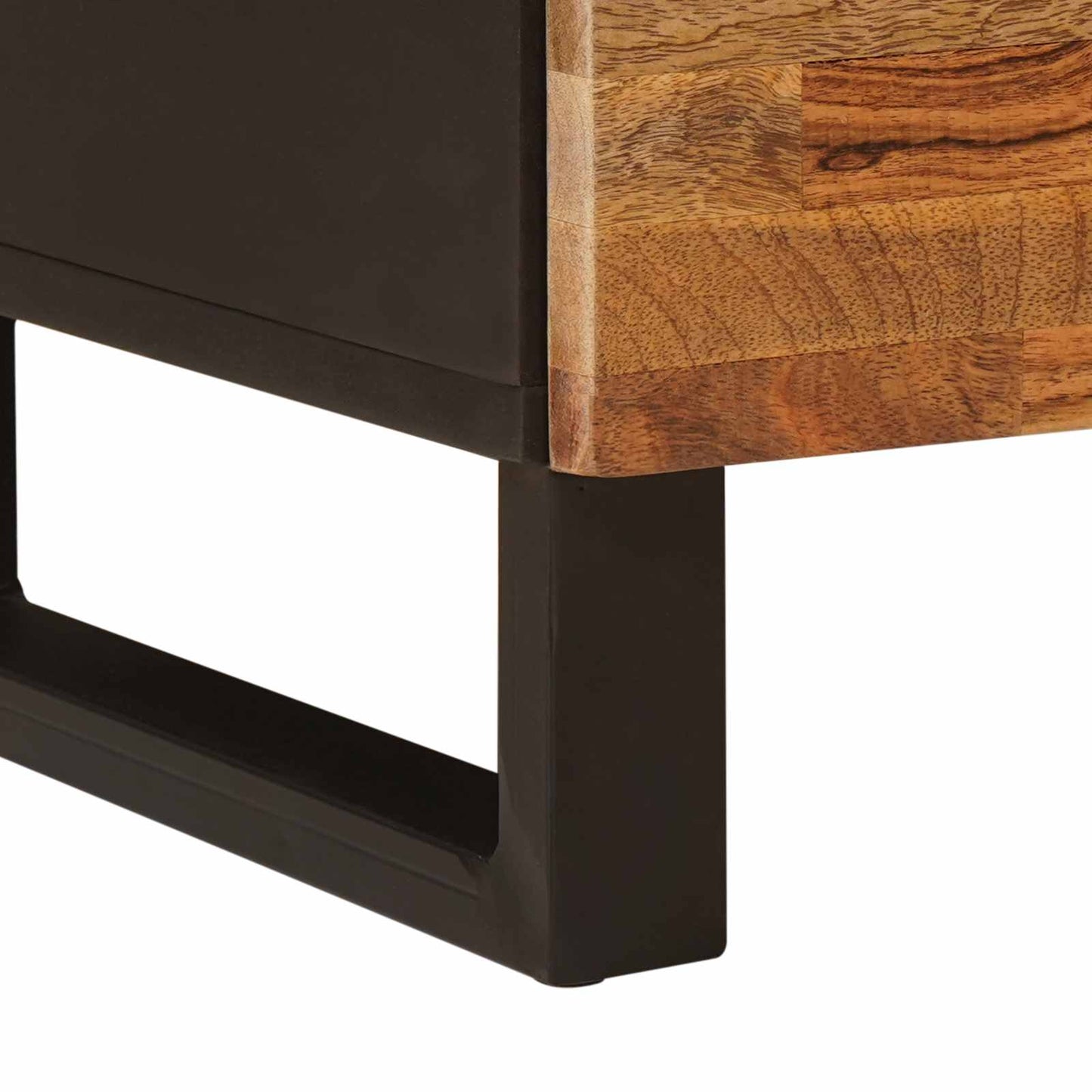 vidaXL Ντουλάπι Μπάνιου Φυσικό 38 x 33,5 x 58 εκ. Στερεό ξύλο μάνγκο