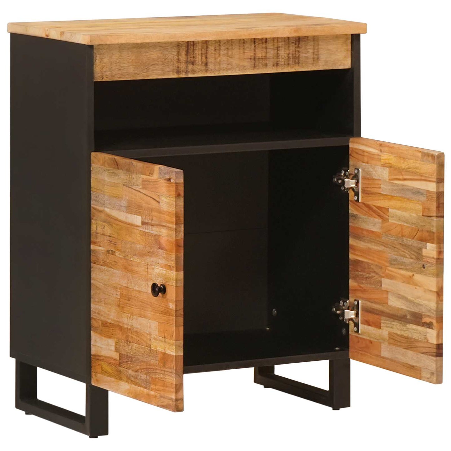 vidaXL Βοηθητικό ντουλάπι Καφέ 60 x 33 x 75 cm Στερεό ξύλο μάνγκο
