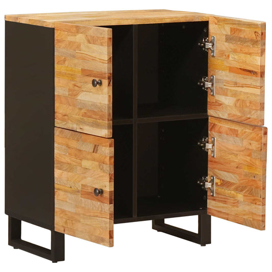 vidaXL Βοηθητικό ντουλάπι Καφέ 60 x 33 x 75 cm Στερεό ξύλο μάνγκο