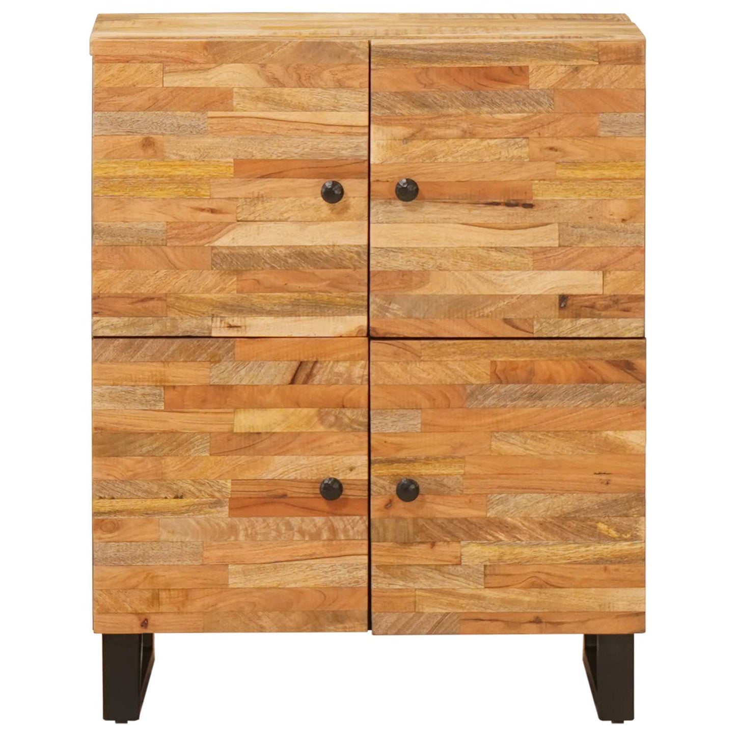 vidaXL Βοηθητικό ντουλάπι Καφέ 60 x 33 x 75 cm Στερεό ξύλο μάνγκο
