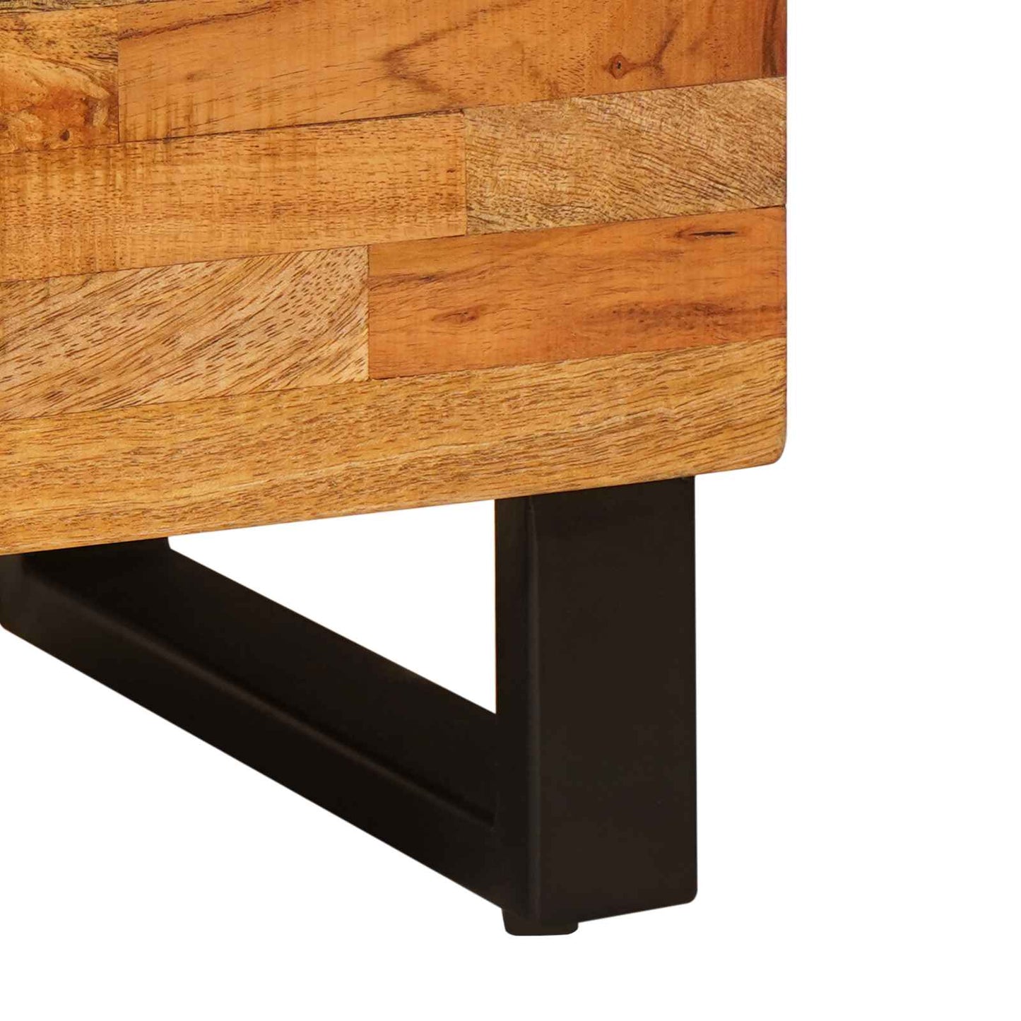 vidaXL Βοηθητικό ντουλάπι Καφέ 80 x 33 x 75 εκ Στερεό ξύλο μάνγκο