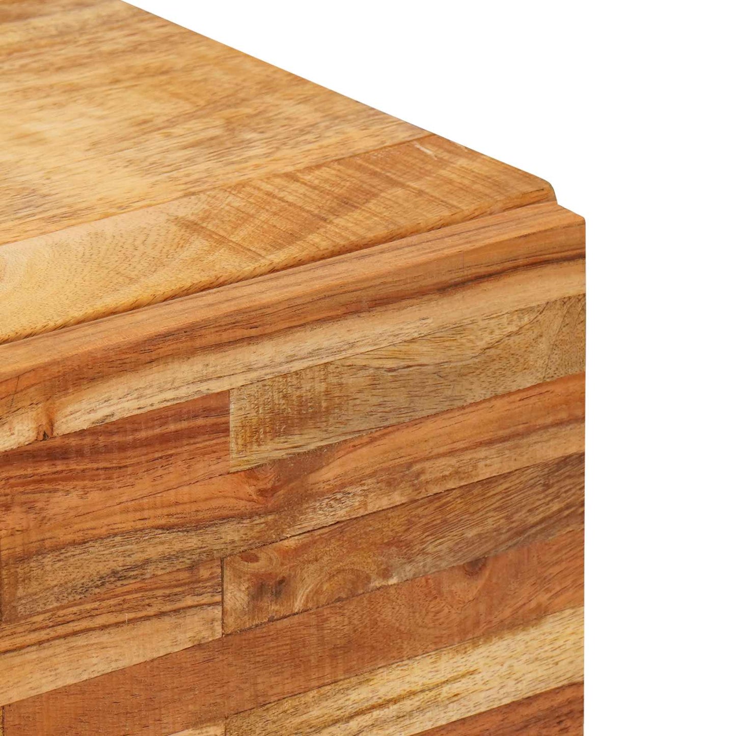 vidaXL Βοηθητικό ντουλάπι Καφέ 90 x 33 x 75 εκ Στερεό ξύλο μάνγκο