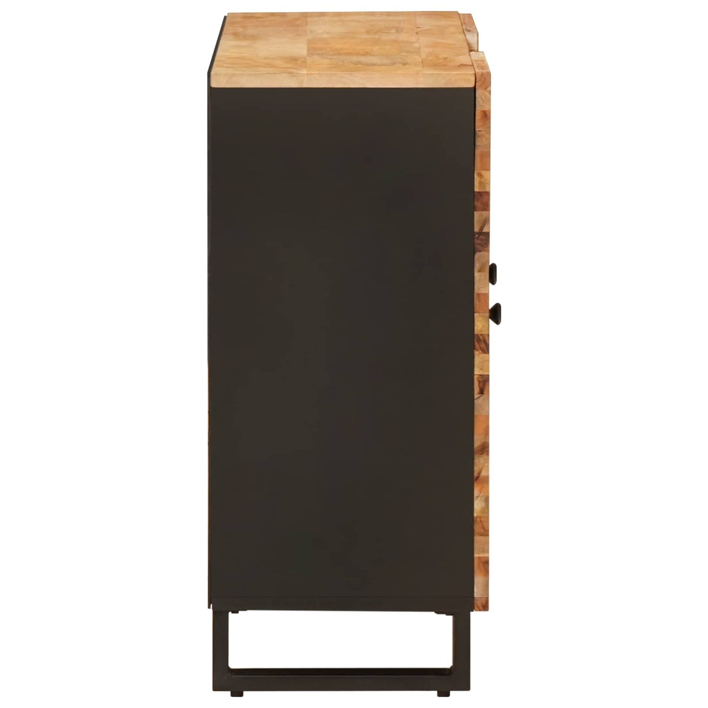 vidaXL Βοηθητικό ντουλάπι Καφέ 90 x 33 x 75 εκ Στερεό ξύλο μάνγκο