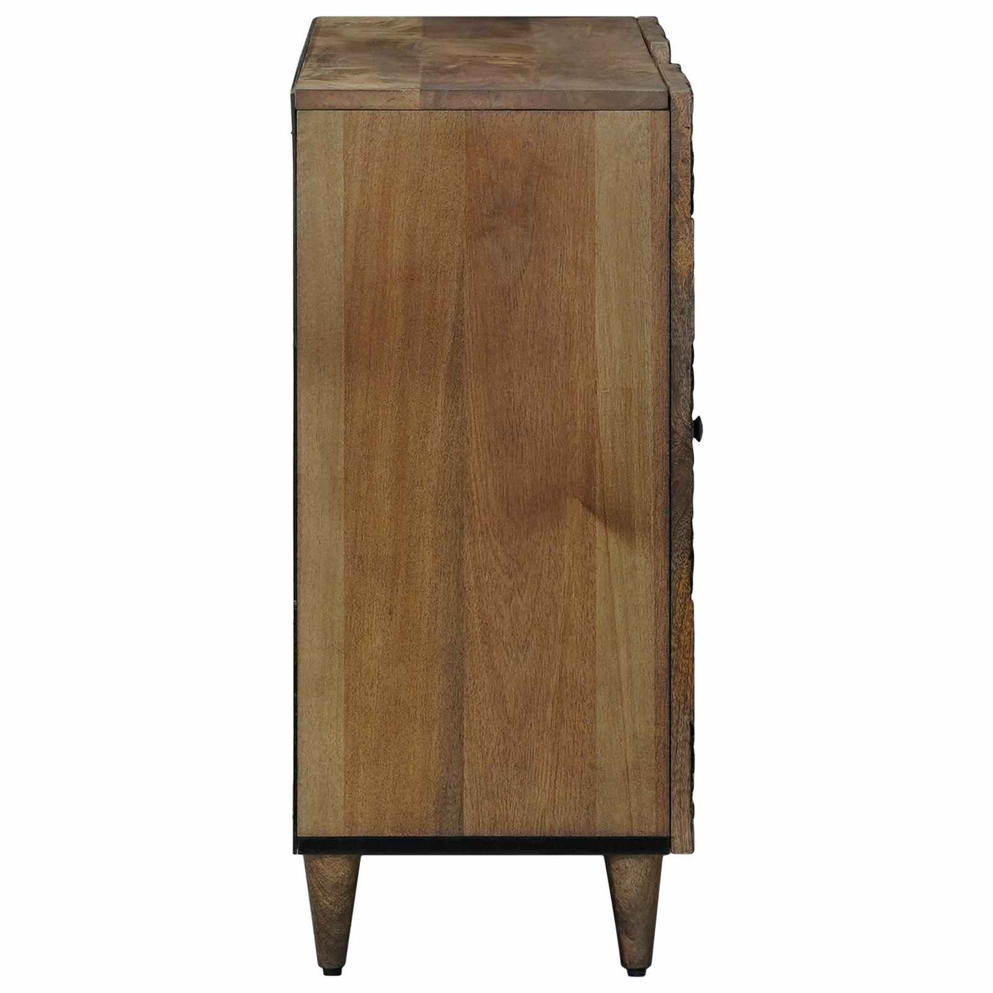 vidaXL Πλαϊνό γραφείο Καφέ 90 x 33,5 x 75 εκ Στερεό ξύλο μάνγκο
