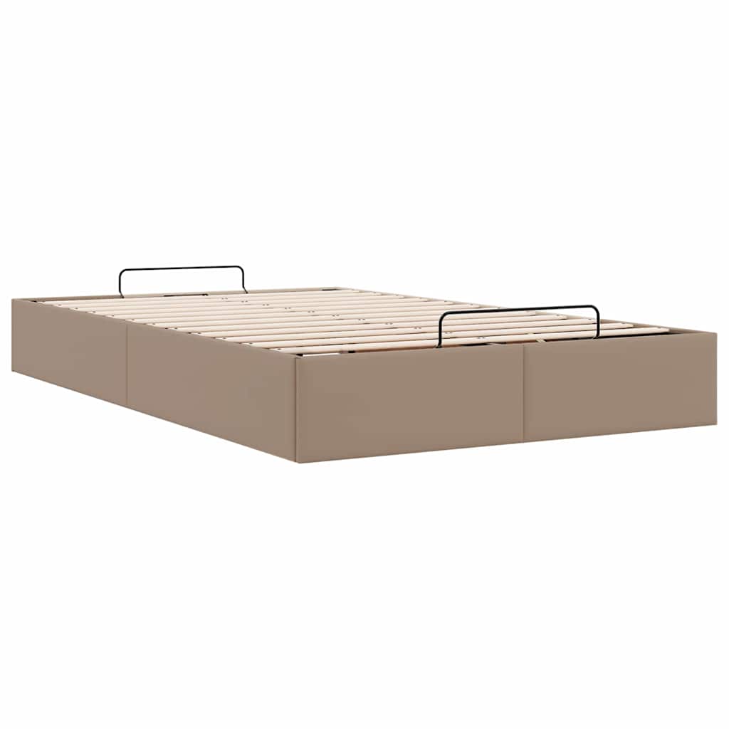 vidaXL Οθωμανικό κρεβάτι χωρίς στρώμα Cappucino 80x200 cm Faux Leather