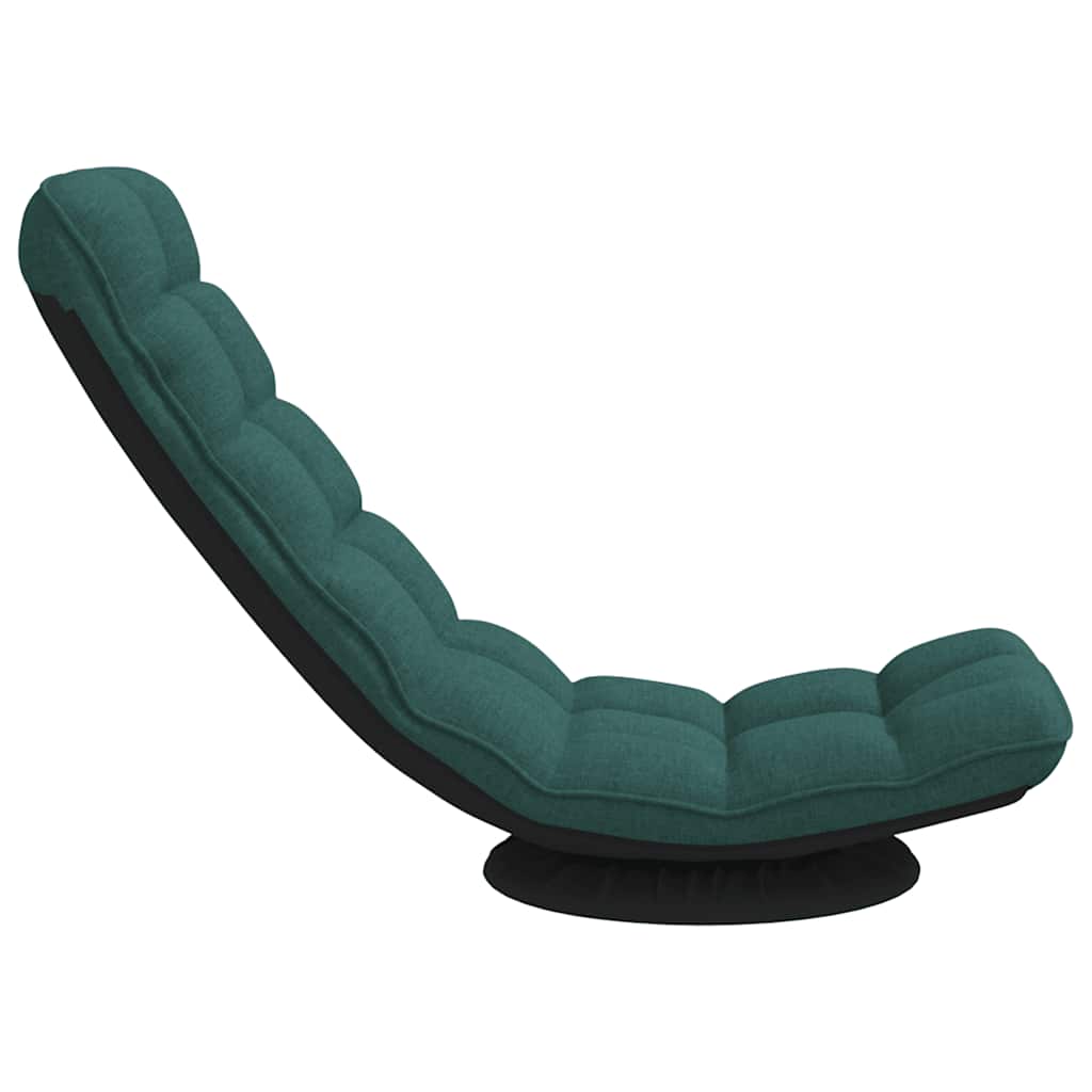 vidaXL Περιστρεφόμενη καρέκλα δαπέδου Σκούρο πράσινο 70x51x79 cm